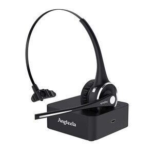 Angteela Trucker Bluetooth Headset with Microphone, Wireless Cell Phone Headset